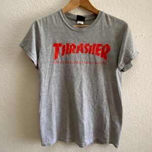 Thrasher Magazine San Francisco Skater Flames Skateboarding T-Shirt Small